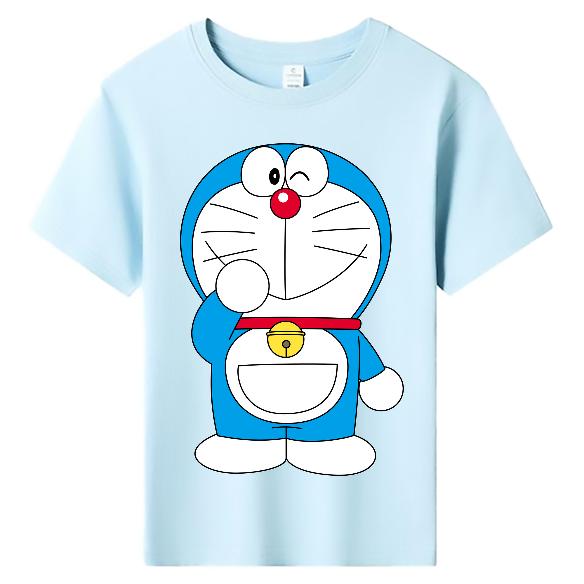 （画像用） ドラえもん Doraemon 綿100％キッズTシャツ（フロントプリント）